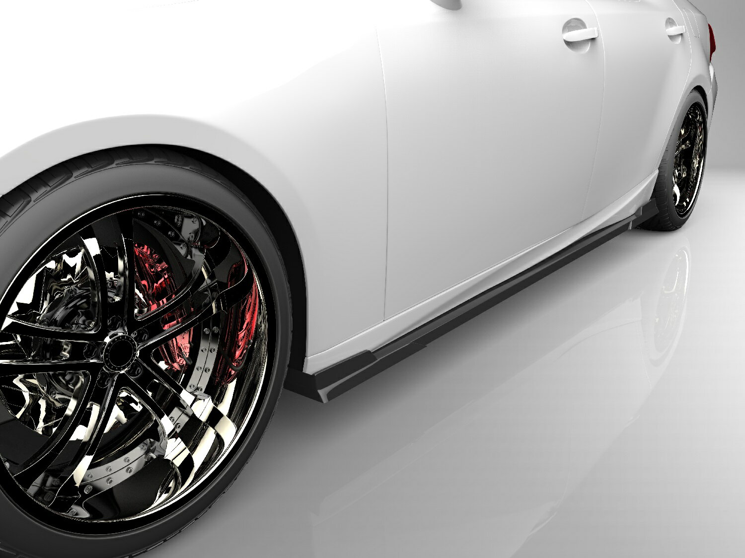 ■国産エアロパーツ!保証付き!!NEW MODEL/EUROUレクサス IS 30系 前期サイドステップ エアロパーツ