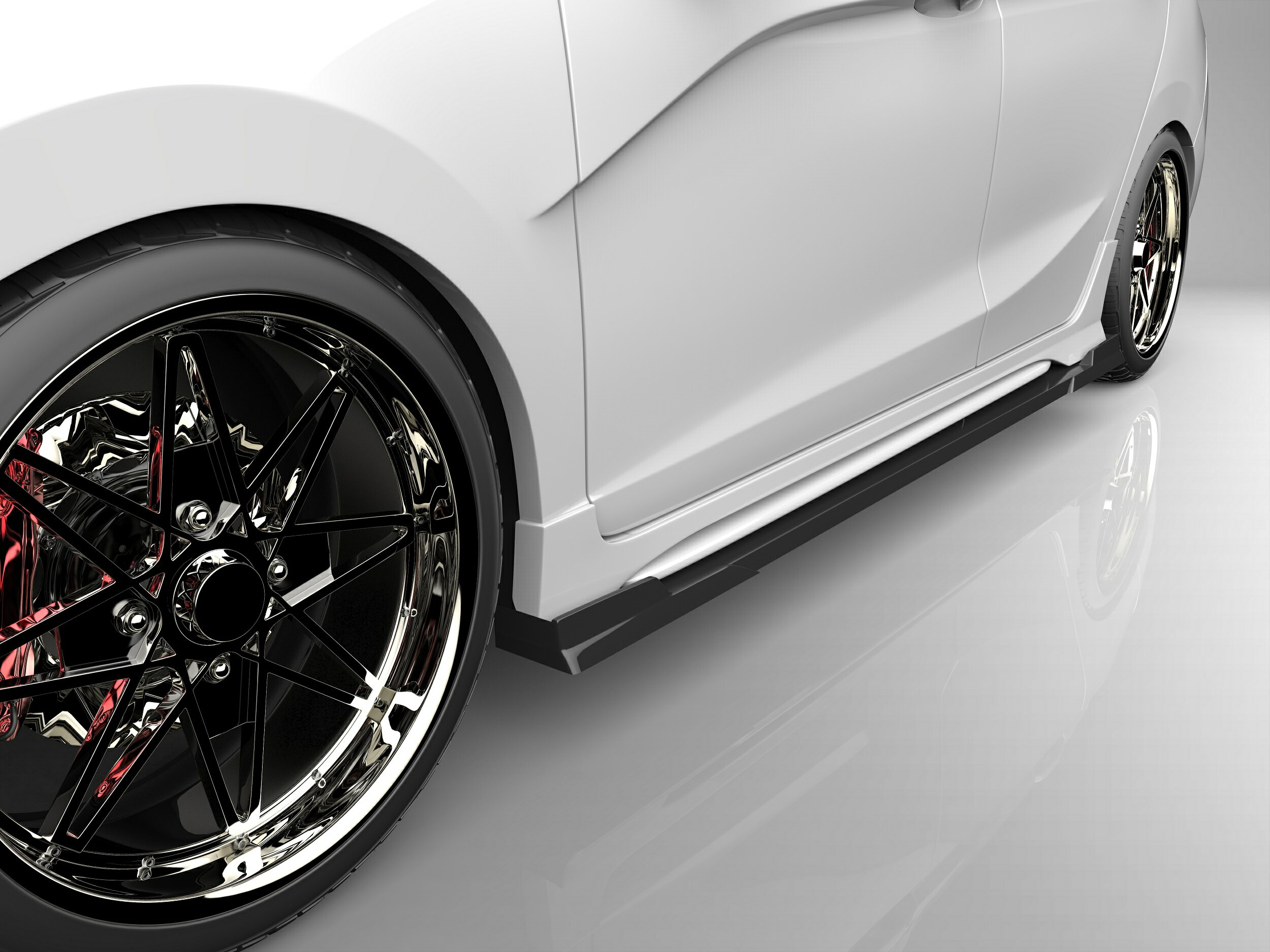 楽天市場】フィット RS（サイドスポイラー｜外装・エアロパーツ