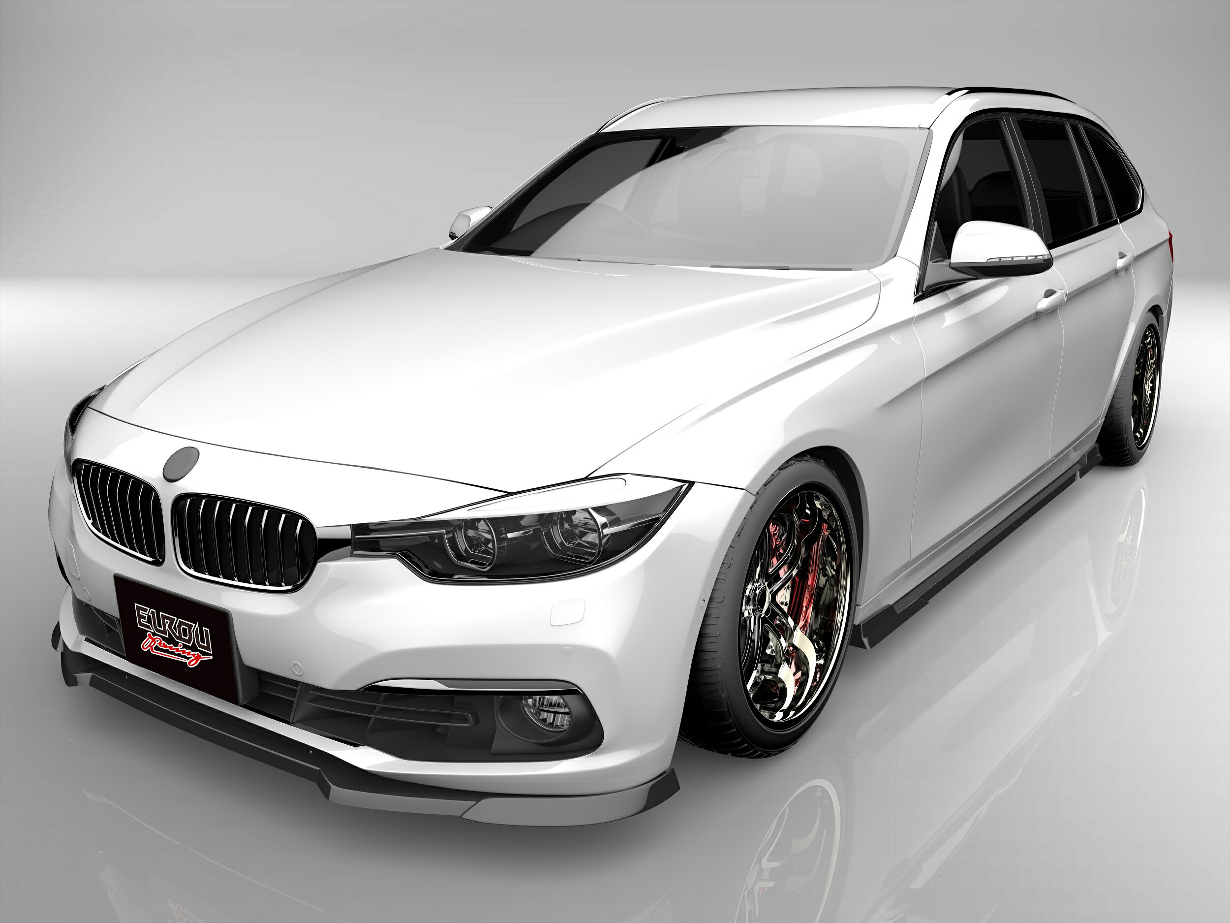 ■国産エアロパーツ!保証付き!!NEW MODEL/EUROU3シリーズ ツーリング F31 後期 8A20 8B30 8C20 3D20 8E15サイドステップ エアロパーツ