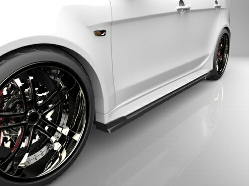 ■国産エアロパーツ!保証付き!!NEW MODEL/EUROUギャランフォルティス CY3A CY4A CY6A 前期サイドステップ エアロパーツ