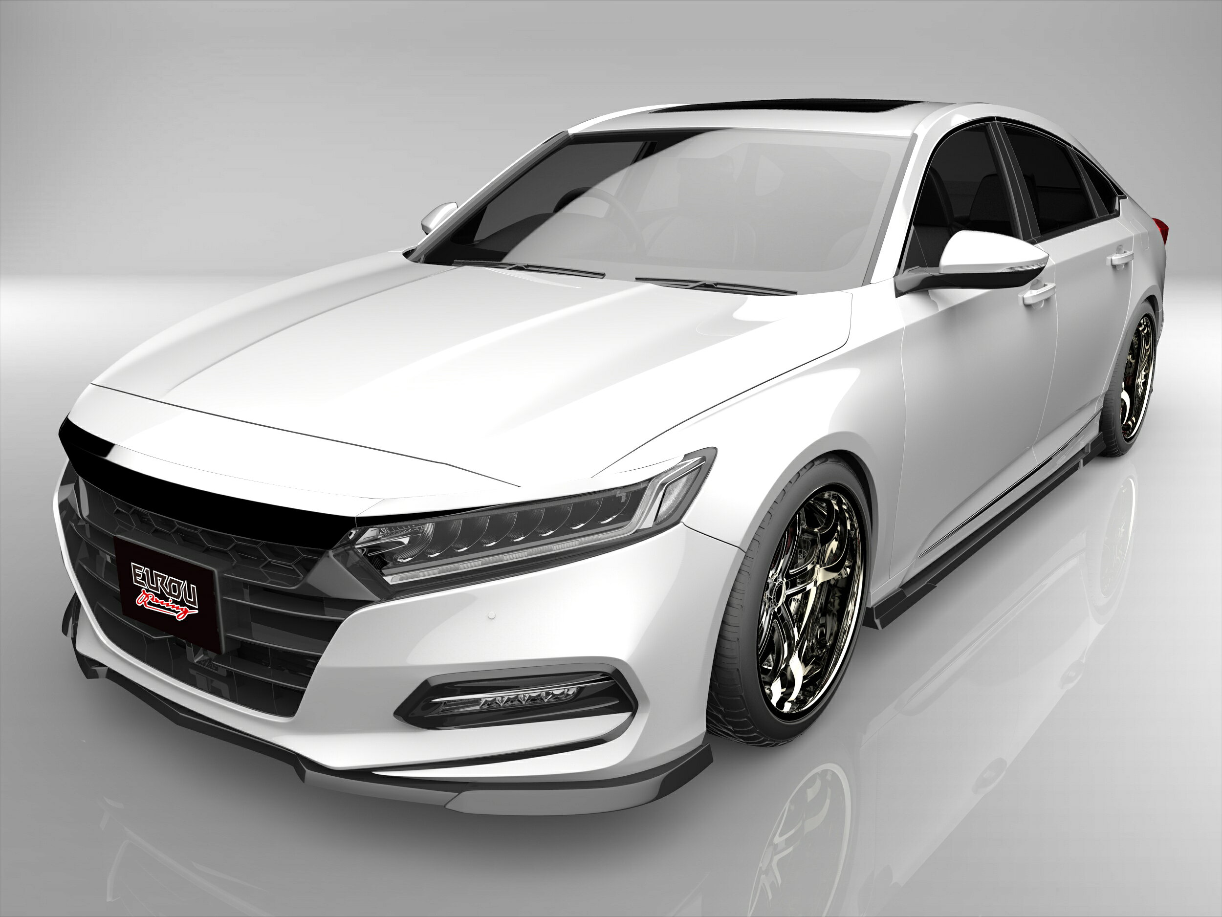 アコードCV3 ホンダ純正Modulo ロアスカートフロント左右セット ホワイト imgrc0122987699.jpg