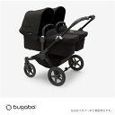 Bugaboo ドンキー5ツイン(Donkey5twin)ブラック×ミッドナイトブラック×ミッドナイトブラックバガブー／双子の子供用ベビーカー／ストローラー（100000026）