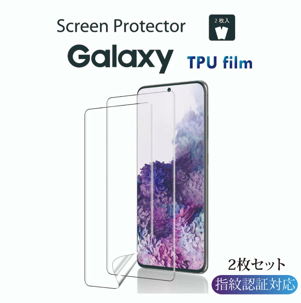 2枚入り保護フィルム Galaxy S20 S21 Plus