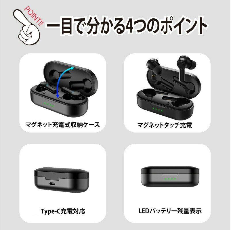 ワイヤレスイヤホン bluetooth イヤホン iPhone ブルートゥース イヤホン 片耳 両耳 通話 マイク 自動ペアリング iphone13 イヤホン Android コードレス イヤホン シンプル オーディオ 左右分離 IPX7 防水 長時間 高音質 小型 軽量 音楽 スポーツ 在宅勤務 ギフト 送料無料