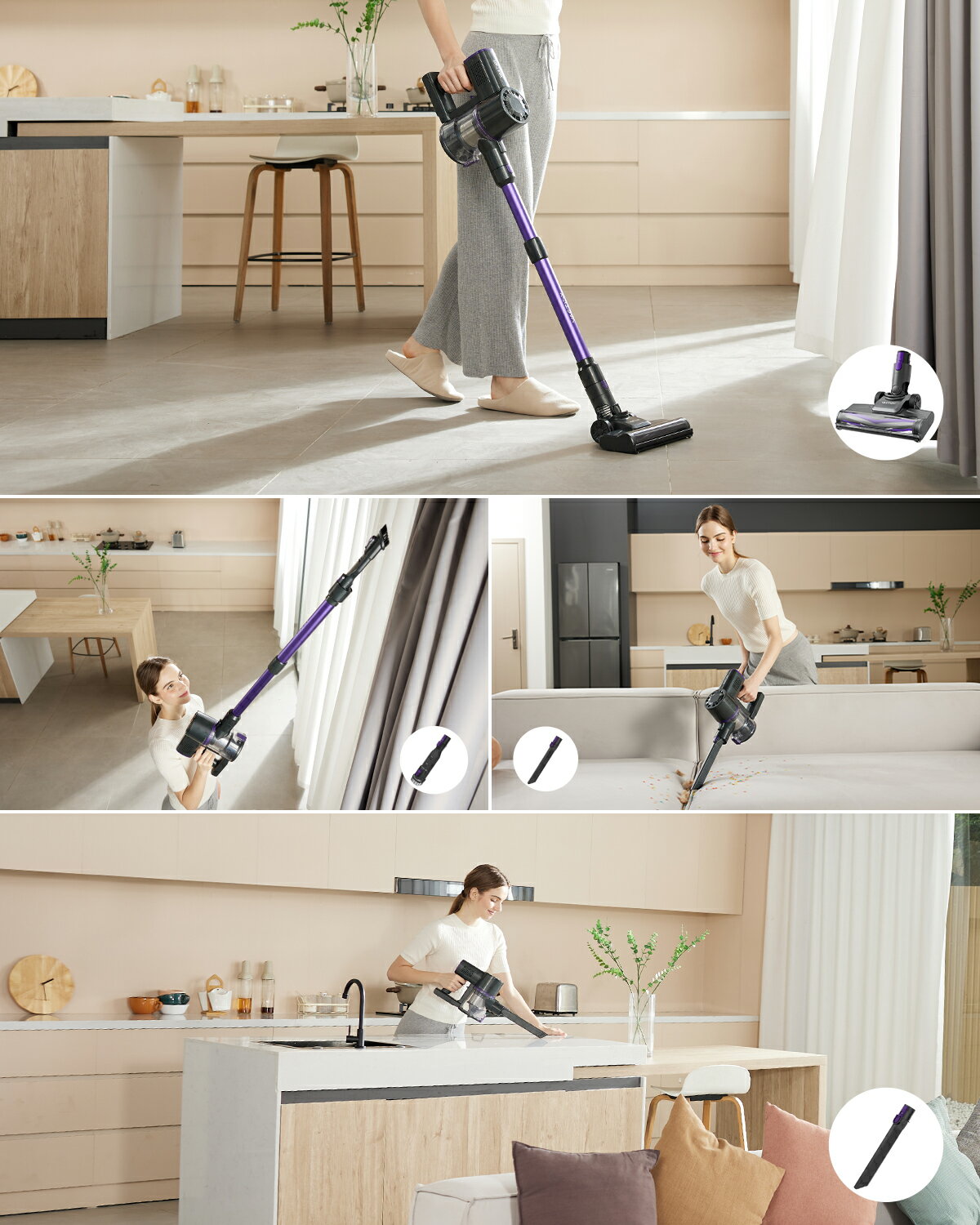 掃除機 サイクロン コードレス スティック クリーナー 自立式 30KPa強力吸引 35分間稼働 LED表示 壁掛け収納 スティック掃除機 サイクロン掃除機 サイクロンクリーナー コードレスクリーナー そうじき ハンディ掃除機 V8PRO