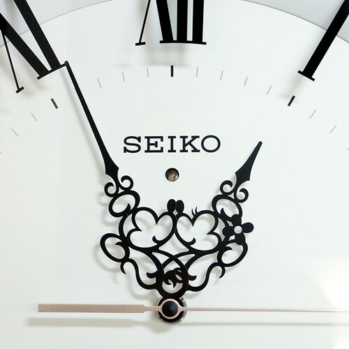 セイコー クロック 掛け時計 ミッキーマウス ミニーマウス 電波 アナログ 大人ディズニー 白 FS506W SEIKO [3]