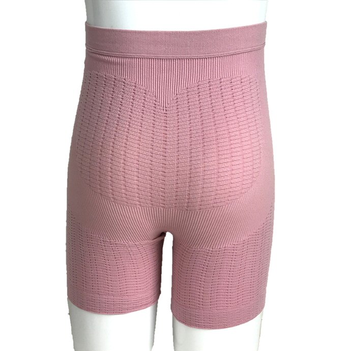 成型 マタニティ 1分丈ショーツ ガードルショーツ マッサージ 引き締め ショーツ ライラックピンク マタニティインナー 下着 マタニティパンツ ヒップアップショーツ 産前産後 レーヨン（モダール）M.L【3点までメール便可】 3