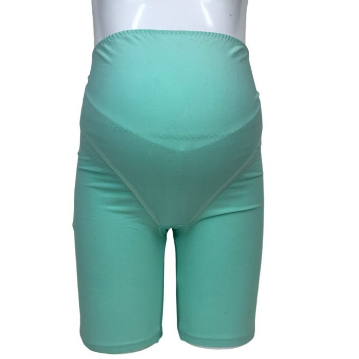 マタニティ 腹当て付き3分丈ショーツ 腹帯 産前 ショーツ マタニティインナー 綿ショーツ 下着 マタニティ3丈ショーツ ヒップアップショーツ 綿混 M/L 3