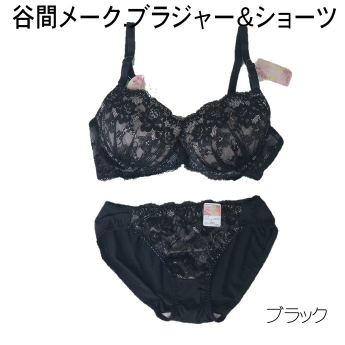 ブラジャー&ショーツセット ブラショー 谷間メーク 大きいサイズ パット付きブラシ...