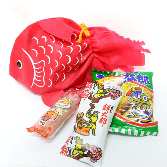 金魚のラッピング袋入り　お菓子詰