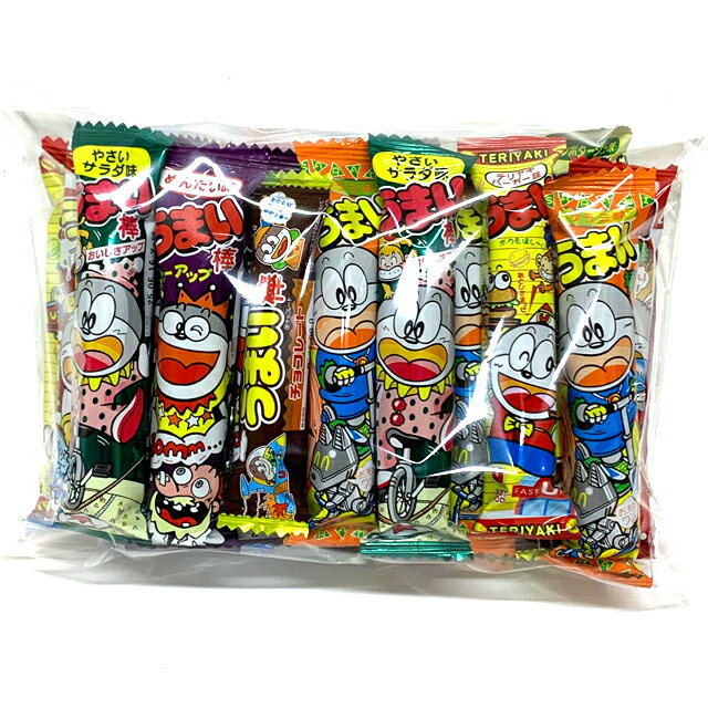 うまい棒（7種類以上アソート）　30入【駄菓子】