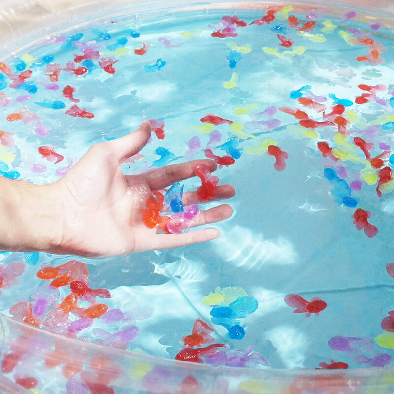ぷかぷかミニソフト金魚すくいどりおもちゃ　420個セット/ 金魚 おもちゃ すくいど...