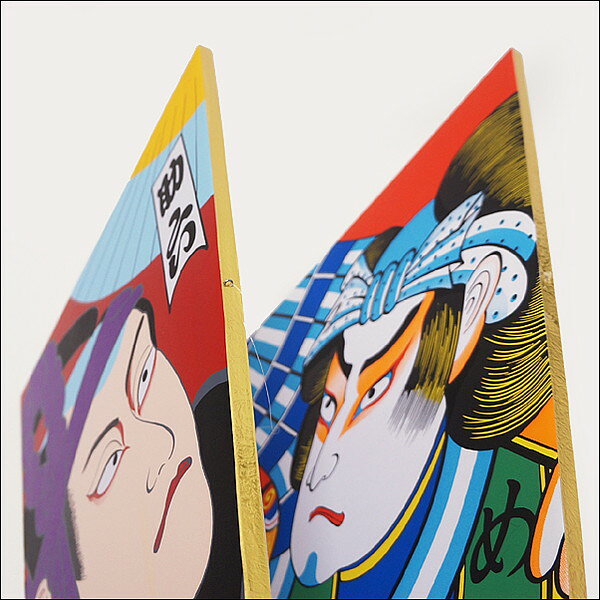 76cmジャンボ羽子板 2枚セット / 正月 装飾 飾り はごいた [3]