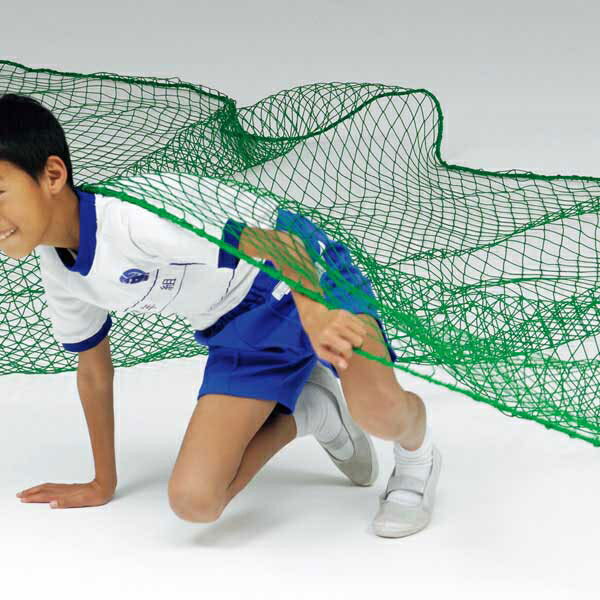 障害物競走用ネット 4m×4m /運動会 用品 道具