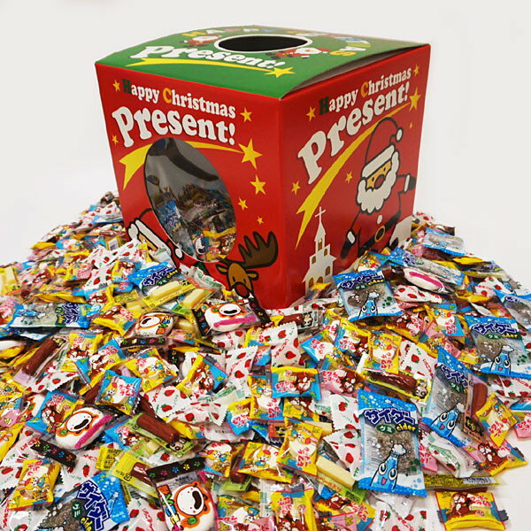 クリスマスBOX　わくわく飴お菓子つかみどり 1200個　100名様用