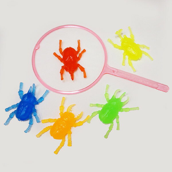 水に浮くすくい用おもちゃ　ぷかぷかやわらかカブトムシ・クワガタ・昆虫(100個)/ 動画有