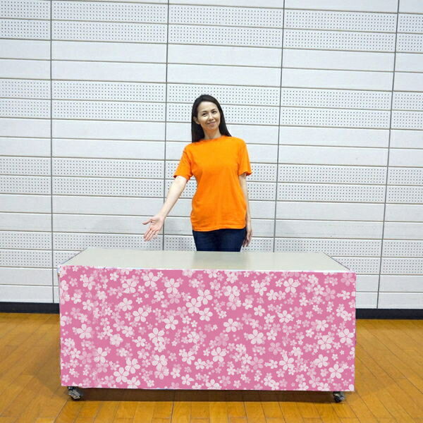 樂天商城 - 桜装飾　ワゴンなど腰巻きロール幕　桜ピンク　60cm×5m巻/ 桜 装飾 幕 プリント 巻き