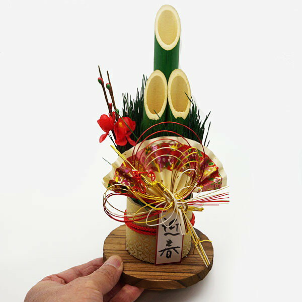 樂天商城 - お正月装飾　扇飾り門松　H26cm｜正月 飾り ディスプレイ かどまつ