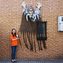 ハロウィン 装飾 ハンギングカーテン(スケアリーリーパー) H300xW190cm