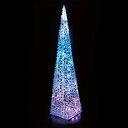 LEDイルミネーション　クリスタルモチーフツリー　H90cm　ブルー/ クリスマス イルミネーション 屋外 ツリー