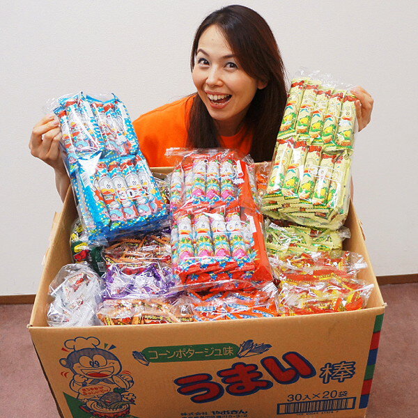 人気駄菓子うまい棒600本お買得セット【軽減税率対象商品】の商品画像