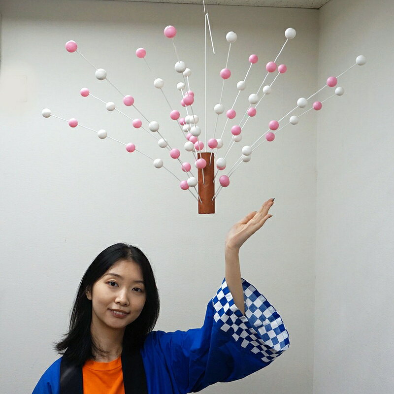 Rakuten - お正月装飾　餅花センター　W95cm / 正月 装飾 ディスプレイ