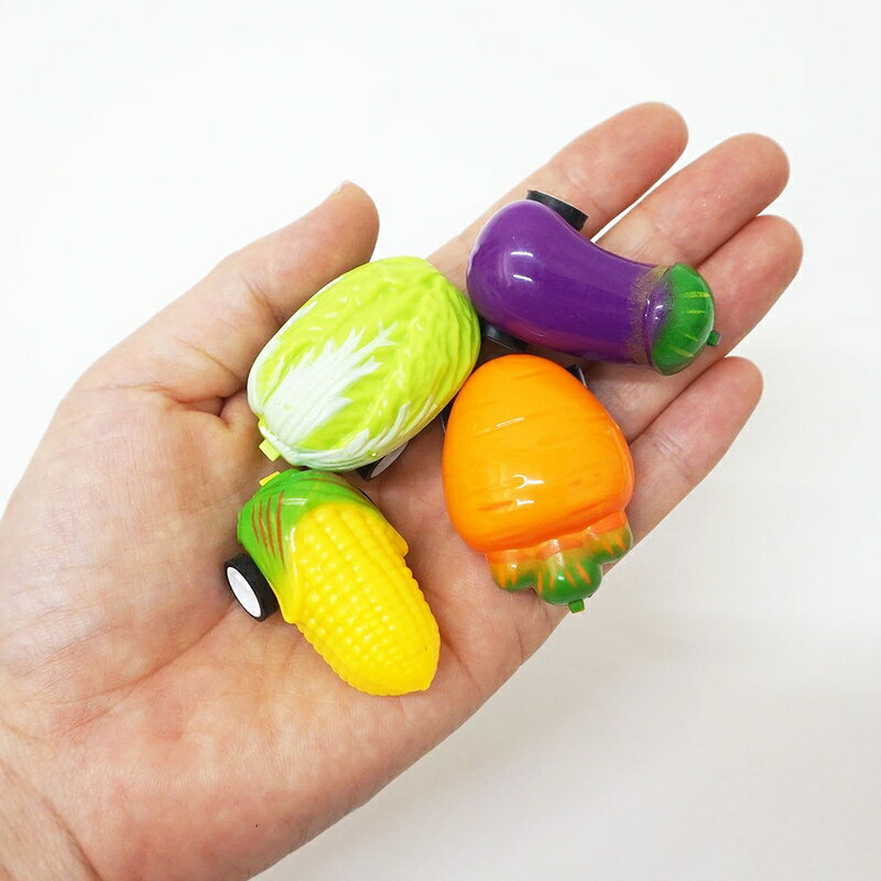 産地直送！野菜プルバックカー　48個 / おもちゃ 玩具 景品 プレゼント