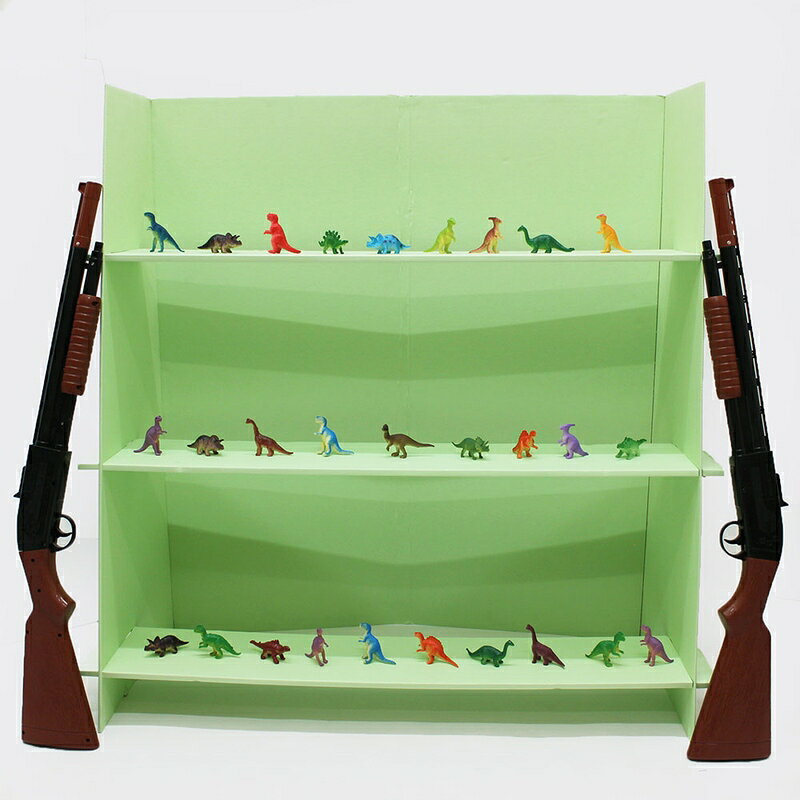 射的イベントセット　ダイナソーフィギュア射的大会　140個 / 縁日 お祭り 射的 景品 セット おもちゃ