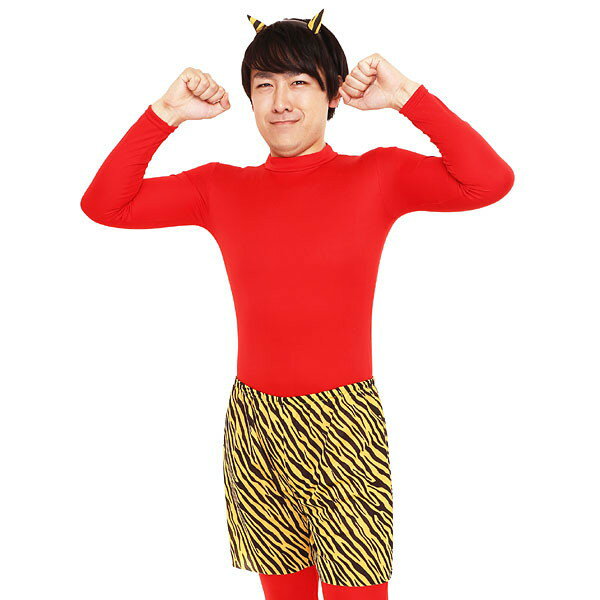 節分 コスチューム　角付き鬼パンツセット/鬼のパンツ