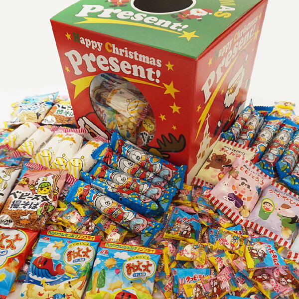 クリスマスBOX　色々お菓子と飴・ラムネ700個つかみどり　景品セット