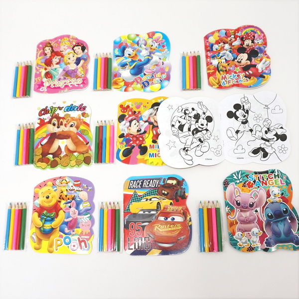 Rakuten - ディズニー色鉛筆付きぬり絵　24冊セット/ 動画有