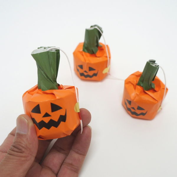 ハロウィンパーティグッズ　パンプキンクラッカー3個入り / ハロウィーン かぼちゃ パーティ クラッカー