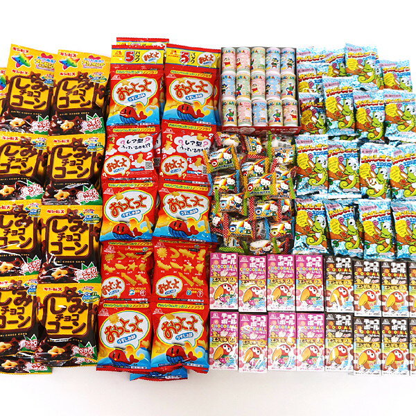 サイコロ出た数だけお菓子プレゼント　お菓子220個 【商品番号】No.4554 【商品説明】 サイコロを振って、出た目の数だけプレゼント！町内会のイベントや、お店でのイベント、子供会のイベントと、お手軽にミニイベントができます。食品・食材・調味料の抽選＆景品イベントセット 【セット内容】景品220個サイコロ1個手提げ袋100枚 【景品内容】ハローキティマシュマロ60個クレヨンしんちゃんジュース（ラムネ）30個カメレオンキャンディー30個チョコボール40個おっとっと30個しみチョココーン30個合計220個 【備考】 一部景品種類が変更になる場合がありますのでご了承下さい。