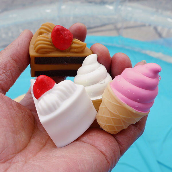 水に浮くすくい用おもちゃ　ぷかぷかスイーツ　50個 / おもちゃ 景品 粗品 プレゼント すくい 用品 縁日 お祭り 3