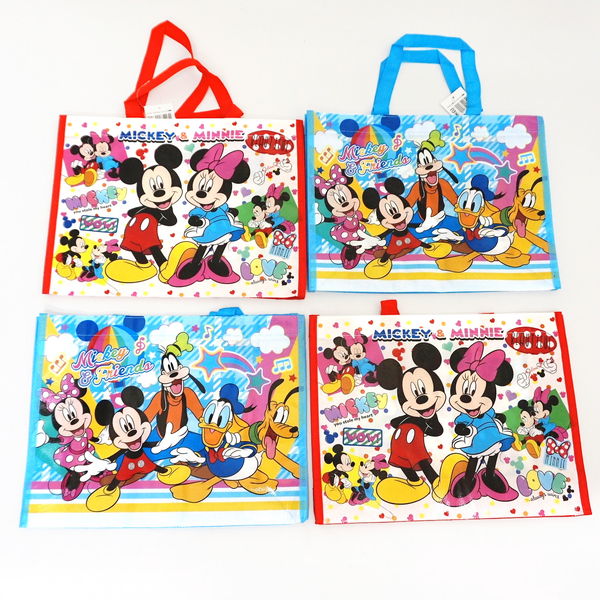 樂天商城 - ディズニーカラフルレッスンバック横型　32.5x25cm　12個