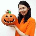 ハロウィン装飾 パンプキンランタン H20cm Sサイズ...