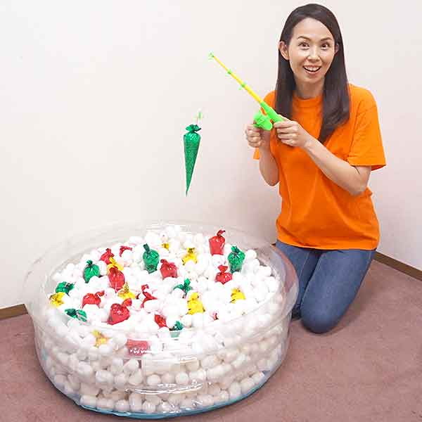 雪中にんじん釣りゲーム　当り付き景品付き(30名様用)