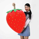 イチゴ装飾 ビニールエアPOPバルーン いちご H63×W51cm