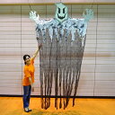 ハロウィン 装飾 ゴーストカーテン H300xW190cm