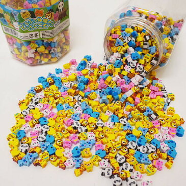 動物の仲間たち かわいい消しゴムすくいどり 約1000個×2ボトル 約100名参加可能/動画有