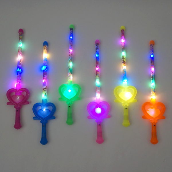 ディズニープリンセスフラッシュハートスティック　10個+予備2個セット