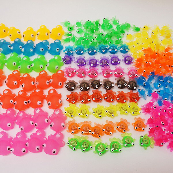 水に浮くすくい用おもちゃ　ぷかぷか金魚おもちゃ378個セット【水のおもちゃ すくい景品 縁日】/ 動画有