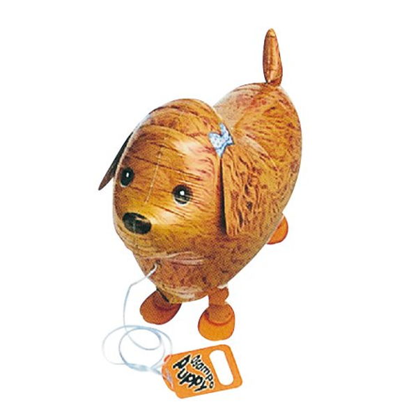 樂天商城 - お散歩風船　トイプードル　ヘリウム缶付