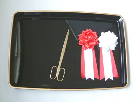 樂天商城 - 賞状盆(テープカット用お盆)