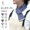 【保冷剤2個入り】今治タオル ネッククーラー 無地 ボーダー綿100% ガーゼタオル 首 ひんやり 首を冷やす 首冷却 男女兼用 差し込みタイプ 保冷剤ポケット...