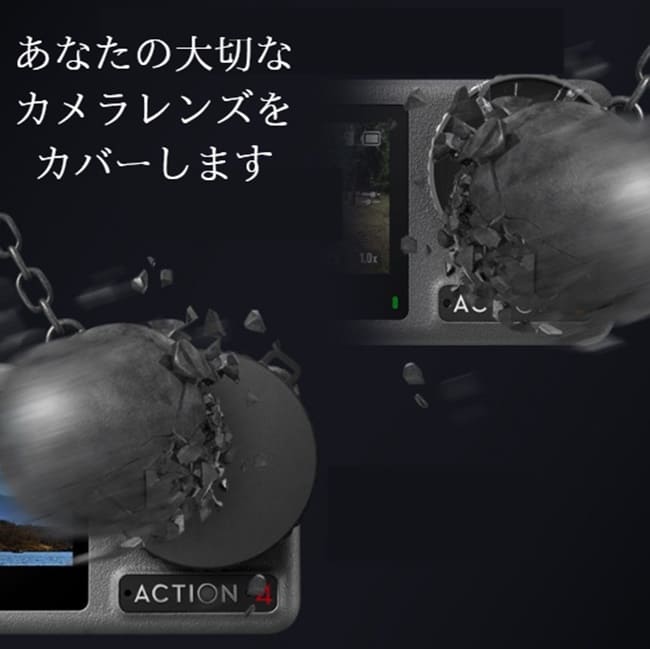 ��󥺥���å� ��������ݸ�С� ��������󥫥�� 35mm For DJI ACTION 3 ��� �ݸ�С� DJI OSMO ACTION 3�� ����ݸ�С� dji osmo action 3 �б� ����ݸ�С� ���ꥳ���� ���� �Ѿ׷� ���ɻ� ���Ӥ����� 1����