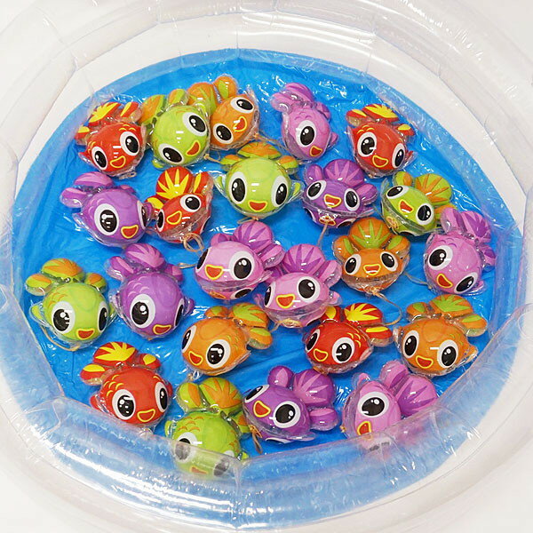 ぷかぷか金魚パンチボールつりつり大会　[50個＋予備5個][ビニールヨーヨー 釣り用品 お祭り用品]/ 動画有