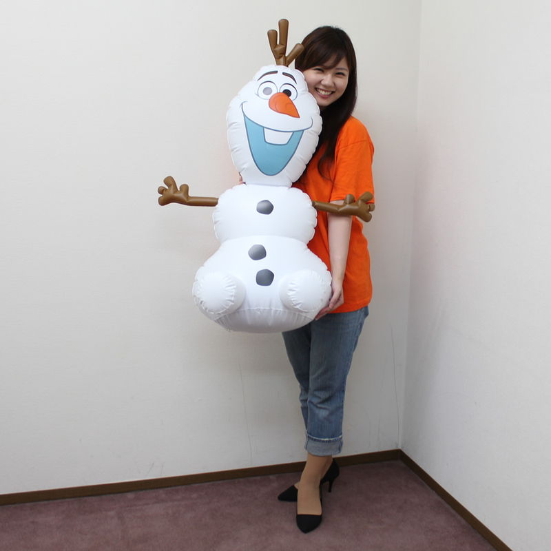 キャラクタービニールバルーン「アナと雪の女王」のオラフ　98cm / バルーン 風船 ロッキング ディズニー