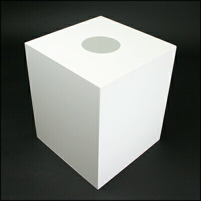 アクリル製抽選箱　乳白色 H30×W25cm