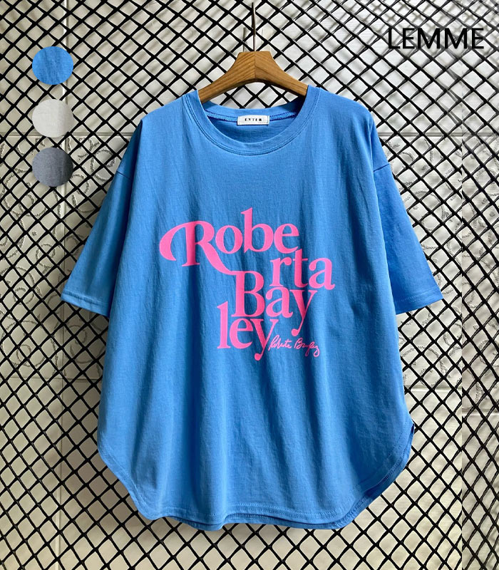★レディースカジュアルロゴT♪春夏秋冬TOPS/プルオーバーカジュアル/体型カバー/大きいサイズ/きれいめTシャツ/おしゃれトップス/ゆったりカジュアルロンT/レイヤードインナー半袖T/韓国ファッション春夏秋★lto288